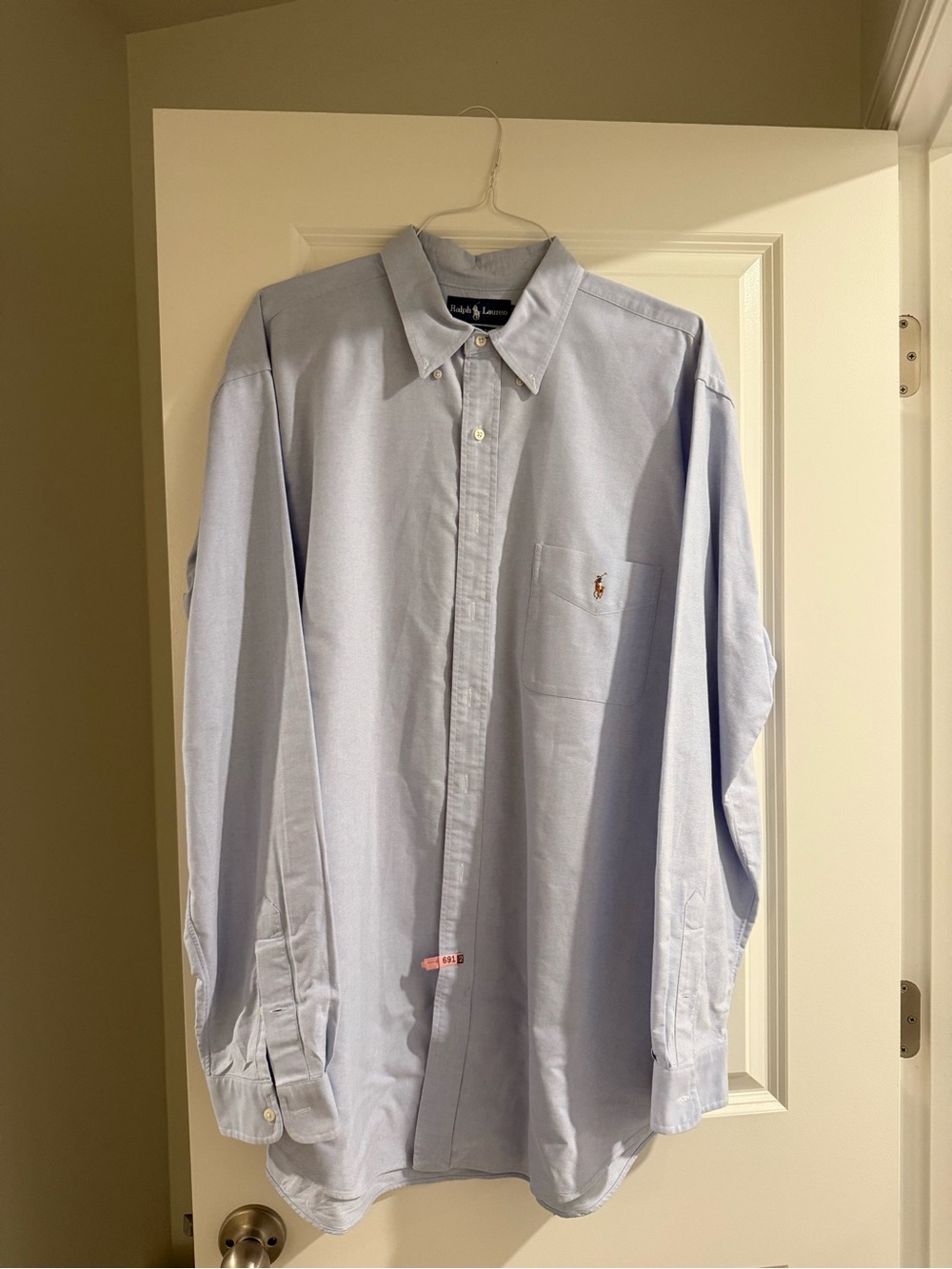 Ralph Lauren Light Blue Oxford Button-Up Shirt